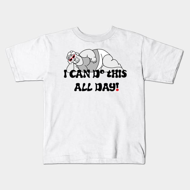 Beach Bod Kids T-Shirt by AYar